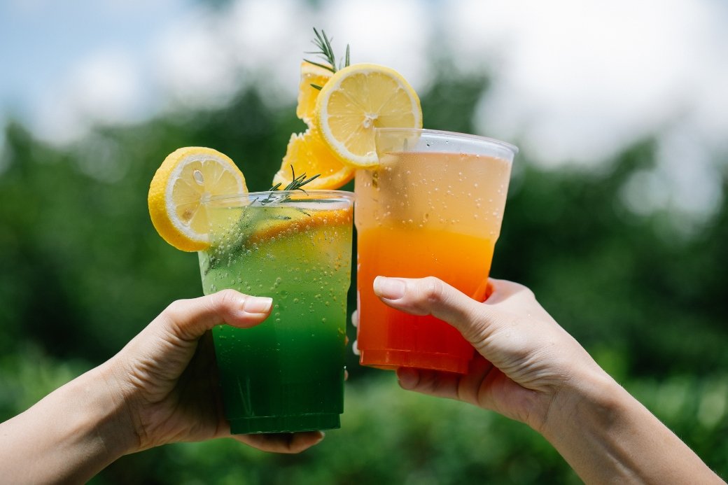 Hand squeezed juice at Juice and Jam