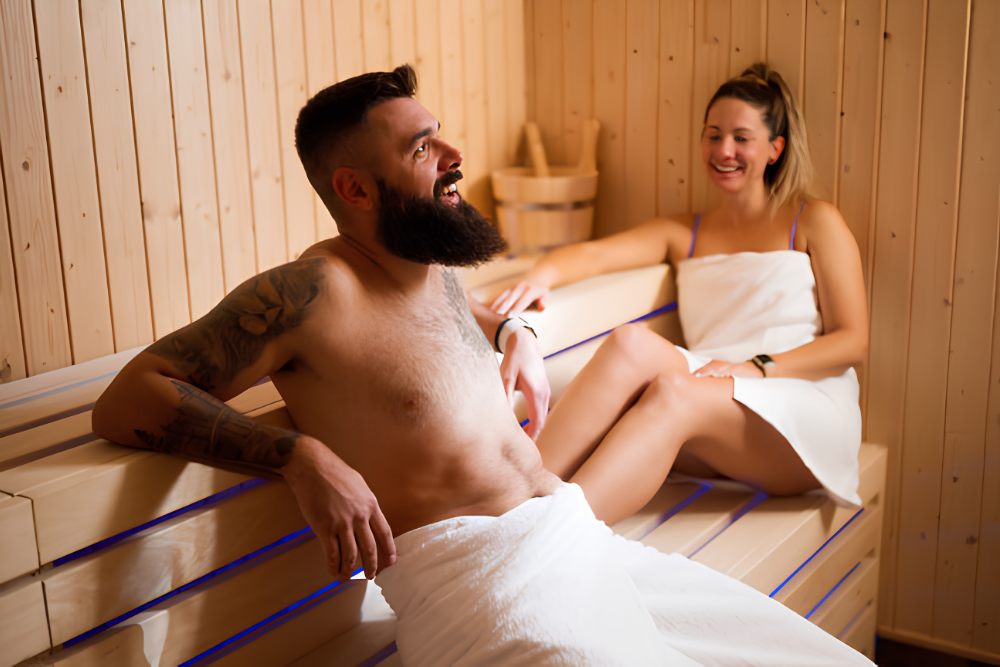 Couples Sauna Experience and Private Wellness Suites